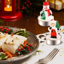 12 Pezzi Candele Tealight Di Natale Delicato Babbo Natale Fatto A -Offerte Playmobil || Villeroy & Boch || Ravensburger Negozio 12 pezzi candele tealight 2