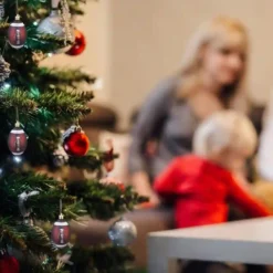 6 Palline Di Natale Tema Rugby, Decorazioni Originali -Offerte Playmobil || Villeroy & Boch || Ravensburger Negozio 6 palline di natale tema rugby 5