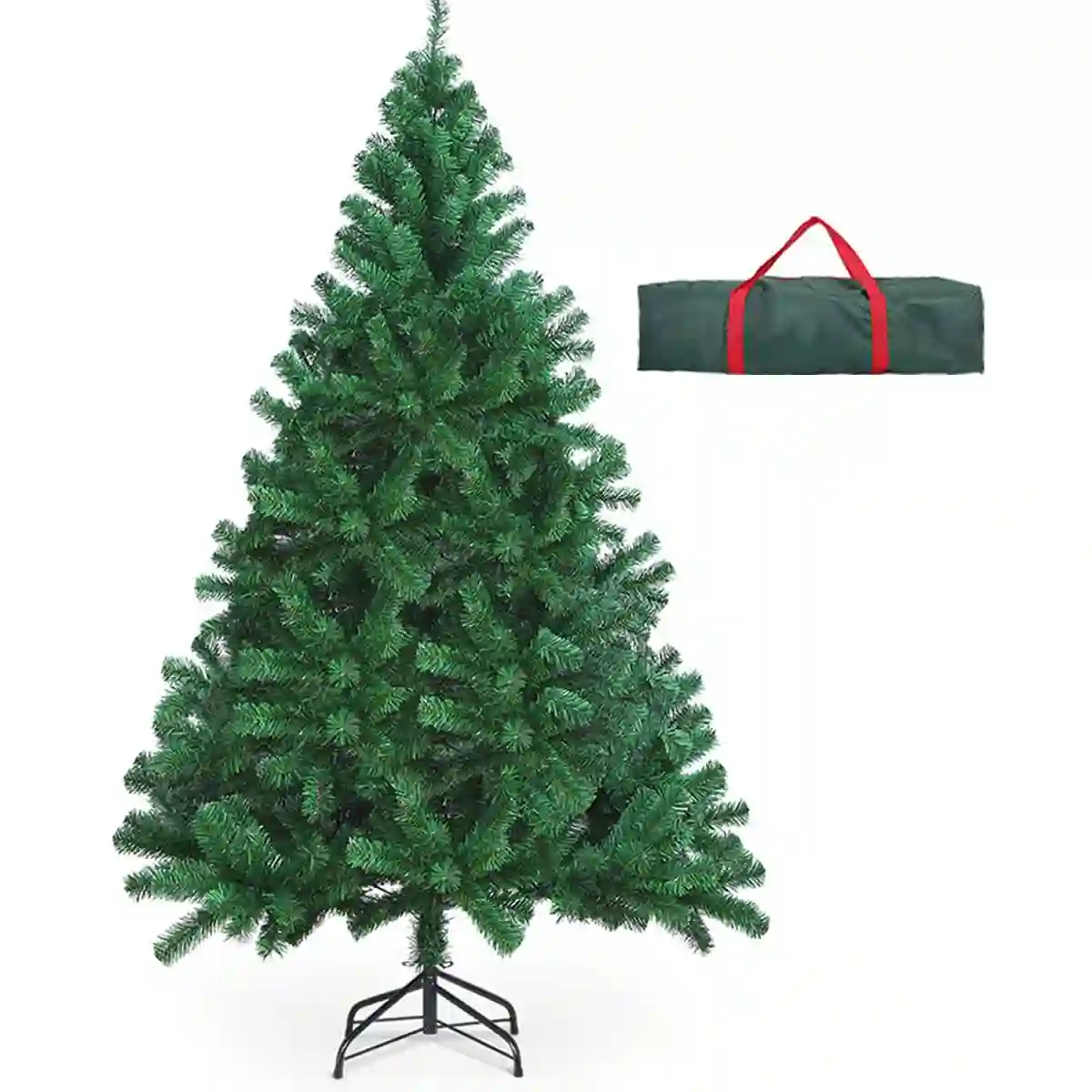 Albero Di Natale 180cm Con Custodia E 800 Rami, Realistico 1 Albero Di Natale 180cm Con Custodia E 800 Rami, Realistico