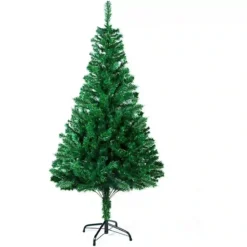 Albero Di Natale, Abete In PVC, Altezza 120cm, Effetto Realistico
