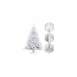 Albero Di Natale Bianco, Innevato, Da 180 Cm, Abete Artificiale