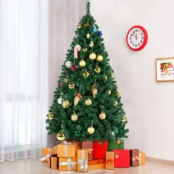 Albero Di Natale Da 180 Cm In PVC, Pieghevole, Verde Scuro -Offerte Playmobil || Villeroy & Boch || Ravensburger Negozio albero di natale da 180 cm in pvc 3