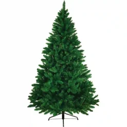 Albero Di Natale Realistico Da 180 Cm, Abete Folto Verde Scuro