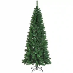 Albero Di Natale Slim Con 631 Rami, 210 Cm, Abete Verde