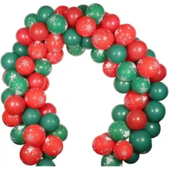 Arco Di Palloncini Di Natale, 100 Pezzi, In Lattice, Per Feste