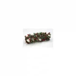 Centrotavola Con Pigne E Mele E 3 Portacandele, Per Natale