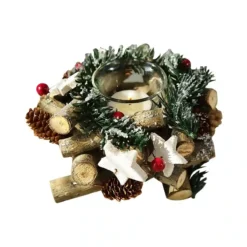 Centrotavola Natalizio Retrò Ghirlanda Di Natale