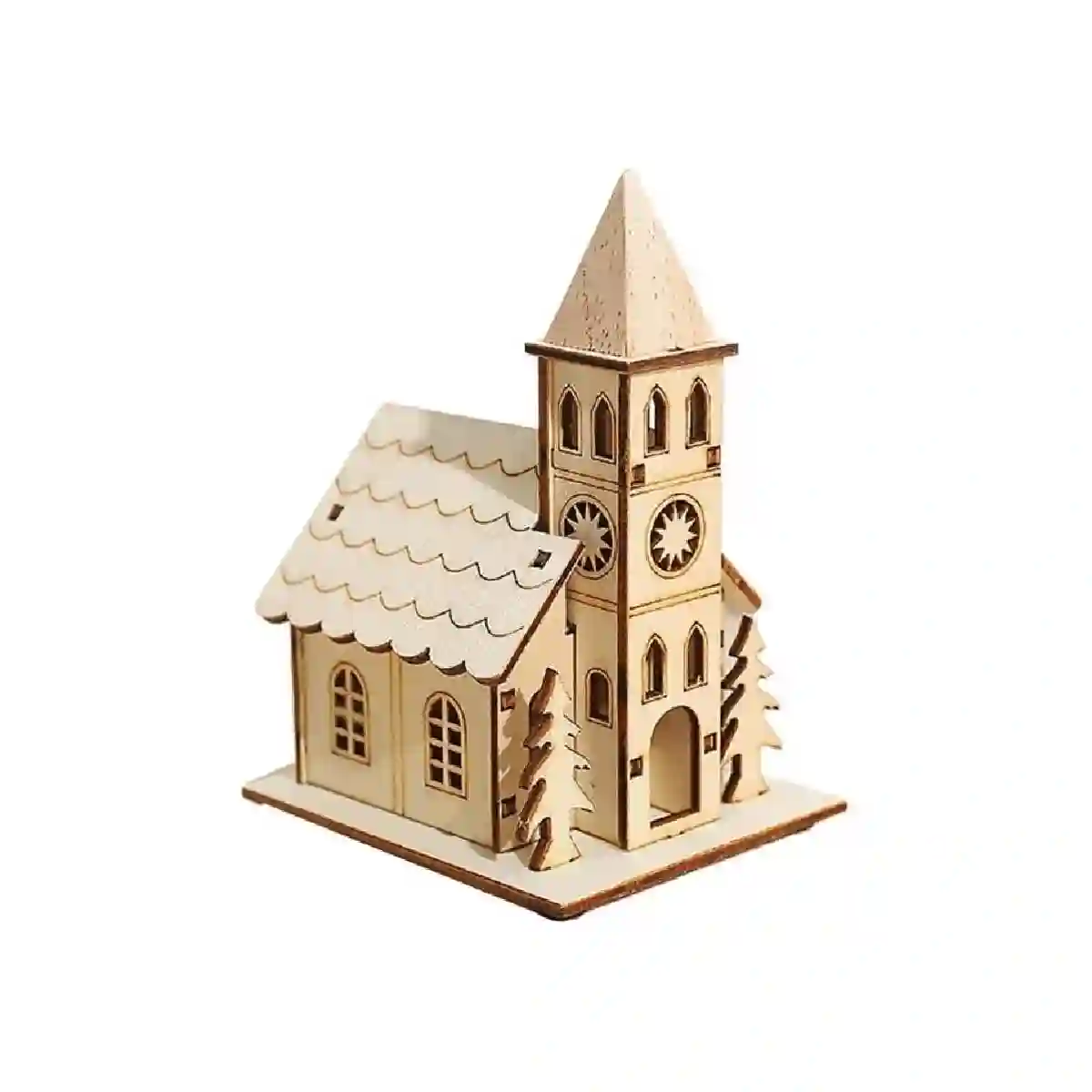 Centrotavola Piccola Casa Di Natale In Legno 1 Centrotavola Piccola Casa Di Natale In Legno