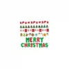 Confezione Da 4 Festoni Natale + Merry Christmas