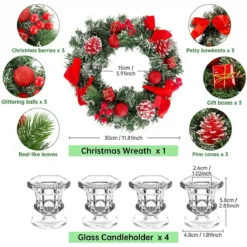 Corona Avvento Di Natale Con Pigne E Bacche, Centrotavola -Offerte Playmobil || Villeroy & Boch || Ravensburger Negozio corona avvento di natale con pigne e bacche 2