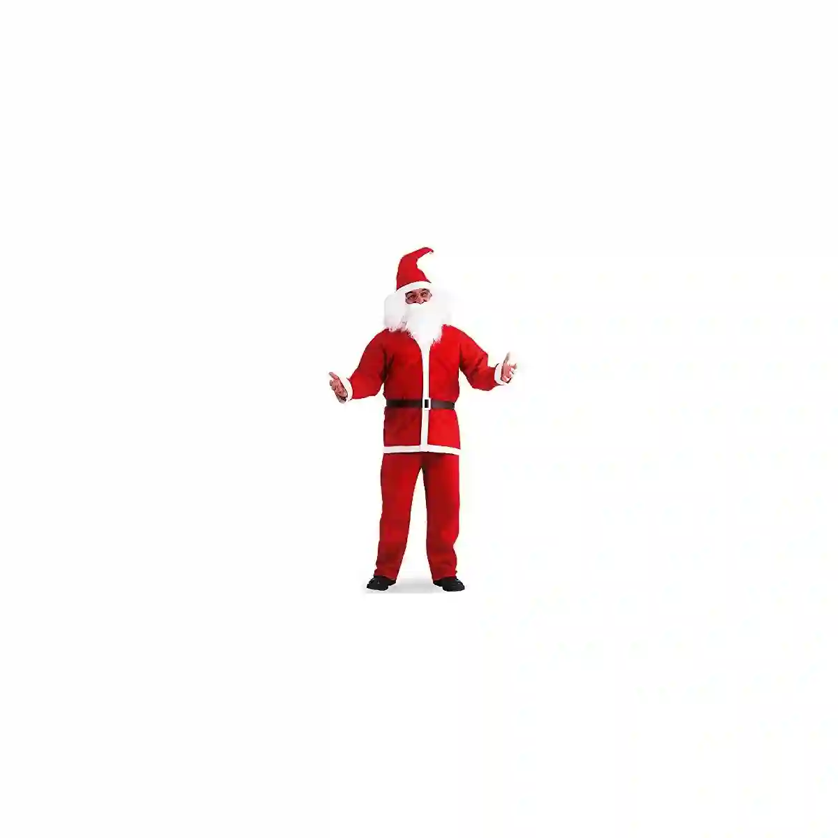 Costume Da Babbo Natale Economico Per Adulti, Vestito Completo 1 Costume Da Babbo Natale Economico Per Adulti, Vestito Completo