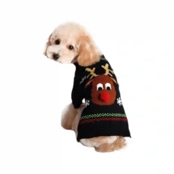Costume Di Natale Per Cani, Maglione Con Dolcevita, Renna Natalizia -Offerte Playmobil || Villeroy & Boch || Ravensburger Negozio costume di natale per cani 2