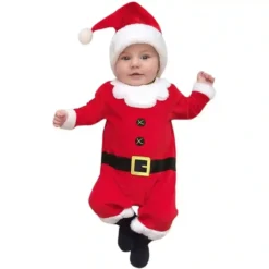 Costume Neonato Red Christmas - Babbo Natale