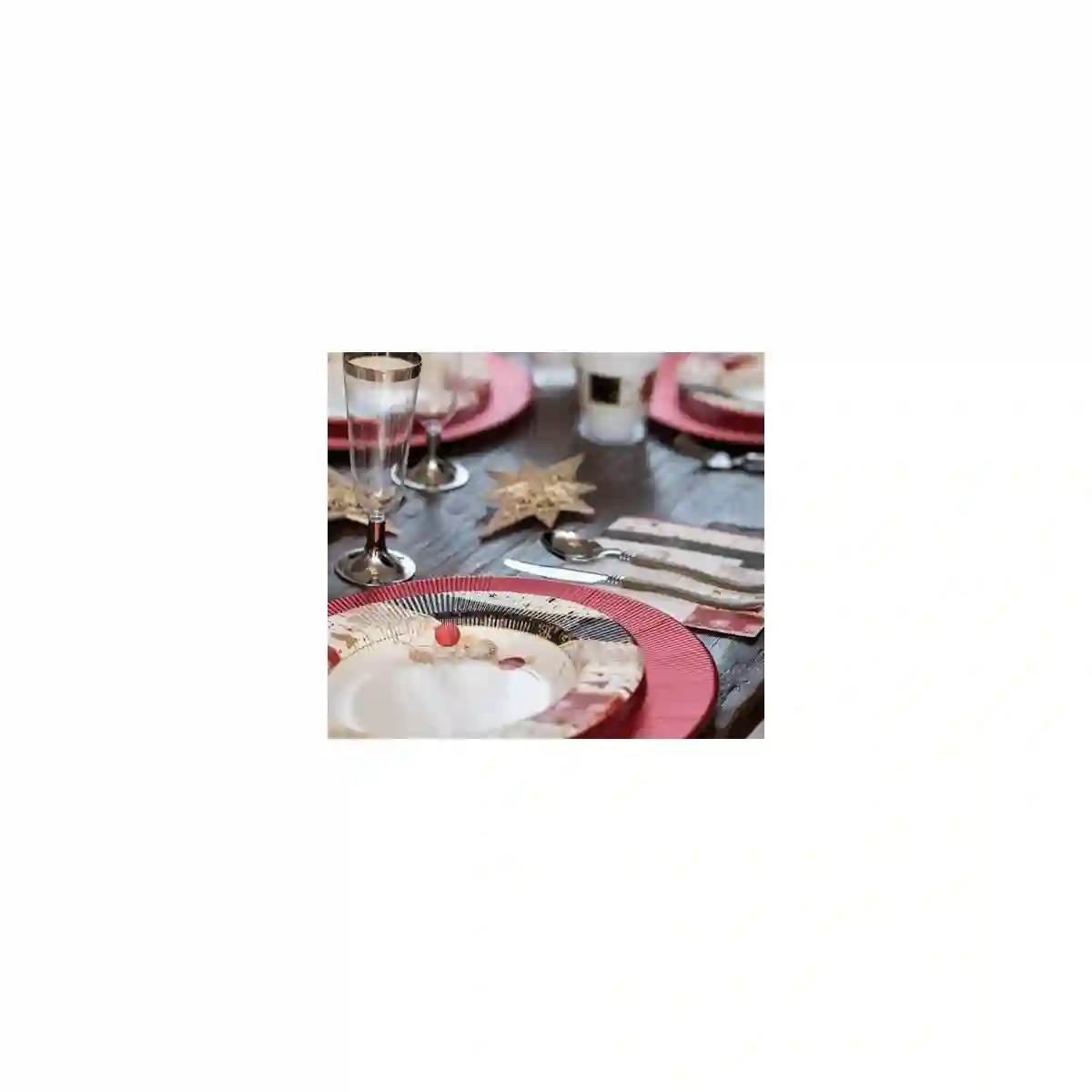 Kit 8 Ospiti Per Tavola Di Natale, Coordinato Completo Ed Elegante 1 Kit 8 Ospiti Per Tavola Di Natale, Coordinato Completo Ed Elegante