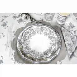 Kit Per 10 Persone Tema Floreale Argento Per Natale, Elegante 9 Kit Per 10 Persone Tema Floreale Argento Per Natale, Elegante -Offerte Playmobil || Villeroy & Boch || Ravensburger Negozio kit per 10 persone tema floreale argento per natale 4