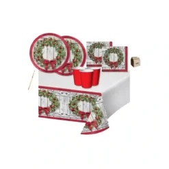 Kit Per 40 Invitati Di Natale, Stampa Ghirlanda Natalizia