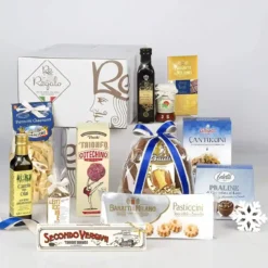 Kit Per Cesto Di Natale Con 12 Pezzi Gastronomici, Per Degustazioni