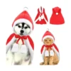 Mantello Con Cappuccio Per Animali Domestici Di Natale