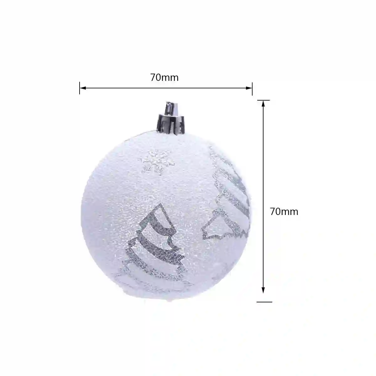 Pallina Di Natale Luminosa A Led, In PVC, Idea Regalo 3 Pallina Di Natale Luminosa A Led, In PVC, Idea Regalo - immagine 3