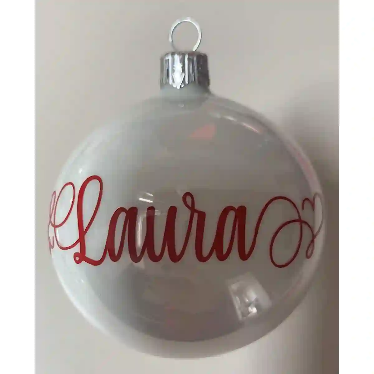 Pallina Personalizzabile Con Nome Di Natale, Da 8 Cm, Colori Vari 2 Pallina Personalizzabile Con Nome Di Natale, Da 8 Cm, Colori Vari - immagine 2