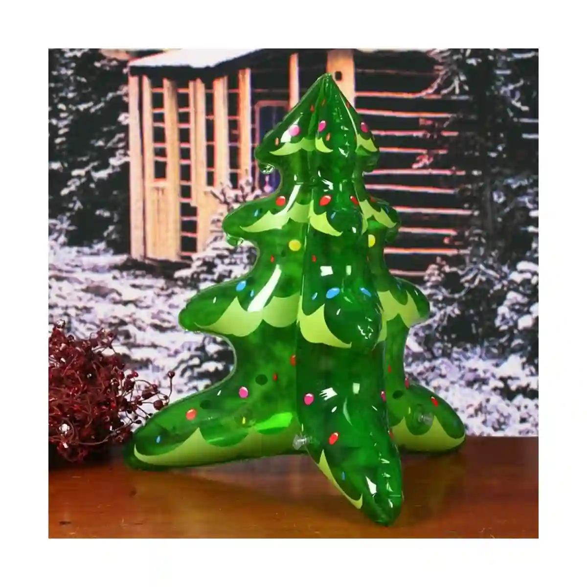 Palloncino Albero Di Natale, Supershape In Alluminio, 3D 3 Palloncino Albero Di Natale, Supershape In Alluminio, 3D - immagine 3