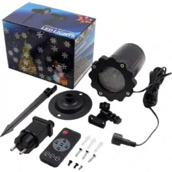 Proiettore Magia Di Stelle, Fiocchi Di Natale A Led, Impermeabile, Uso Esterno -Offerte Playmobil || Villeroy & Boch || Ravensburger Negozio proiettore magia di stelle fiocchi di natale a led 4