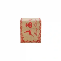 Runner Da Tavolo Tema Natale, In Juta, Merry Christmas