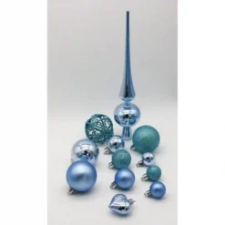 Scatola Con 101 Palline Di Natale Metallo, Blu Ghiaccio E Azzurro E Puntale 6 Scatola Con 101 Palline Di Natale Metallo, Blu Ghiaccio E Azzurro E Puntale -Offerte Playmobil || Villeroy & Boch || Ravensburger Negozio scatola con 101 palline di natale metallo blu ghiaccio 2