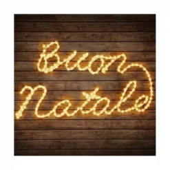Scritta Luminosa Buon Natale Da 100 Cm, Tubo Luminoso