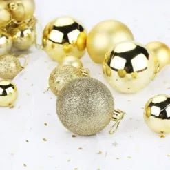 Set 100 Palline Oro E Argento Per Albero Di Natale, 4 Stili, Con Scatola -Offerte Playmobil || Villeroy & Boch || Ravensburger Negozio set 100 palline oro e argento per albero di natale 3