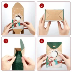 Set 16 Scatole Regalo Di Natale, 4 Grafiche Speciali, In Carta Kraft 8 Set 16 Scatole Regalo Di Natale, 4 Grafiche Speciali, In Carta Kraft -Offerte Playmobil || Villeroy & Boch || Ravensburger Negozio set 16 scatole regalo di natale 3