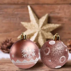 Set 24 Palline Rosa Gold Per L'albero Di Natale, Eleganti E Originali -Offerte Playmobil || Villeroy & Boch || Ravensburger Negozio set 24 palline rosa gold per l albero 3