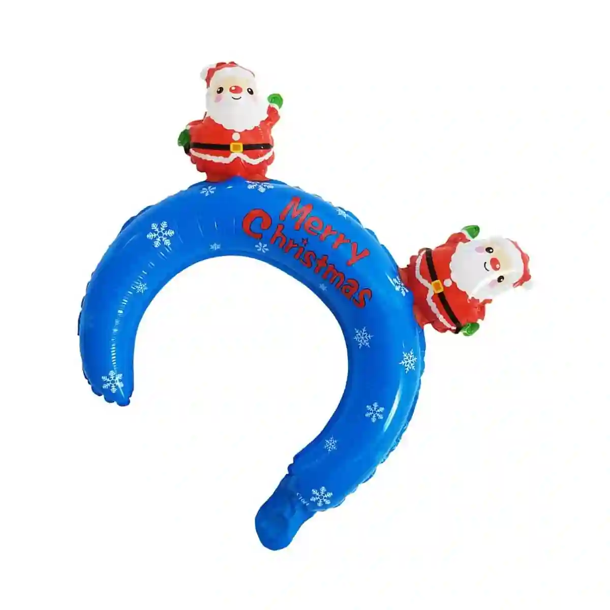 Set 24 Palloncini Buon Natale, Cerchietto Con Babbo Natale 1 Set 24 Palloncini Buon Natale, Cerchietto Con Babbo Natale