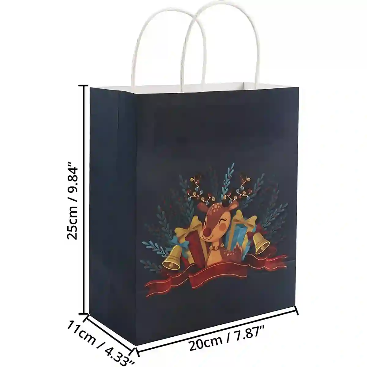 Set 24 Sacchetti Carta Regalo Di Natale, Originali E Simpatici 3 Set 24 Sacchetti Carta Regalo Di Natale, Originali E Simpatici - immagine 3