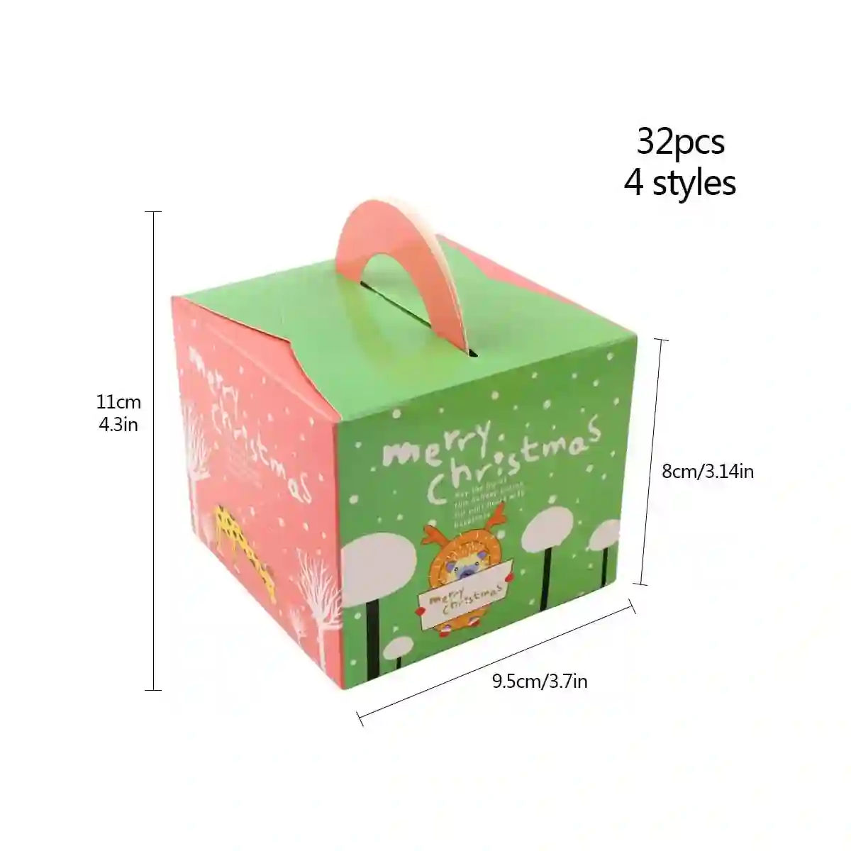 Set 32 Scatole Di Natale Per I Regali, 4 Stili Diversi 2 Set 32 Scatole Di Natale Per I Regali, 4 Stili Diversi - immagine 2