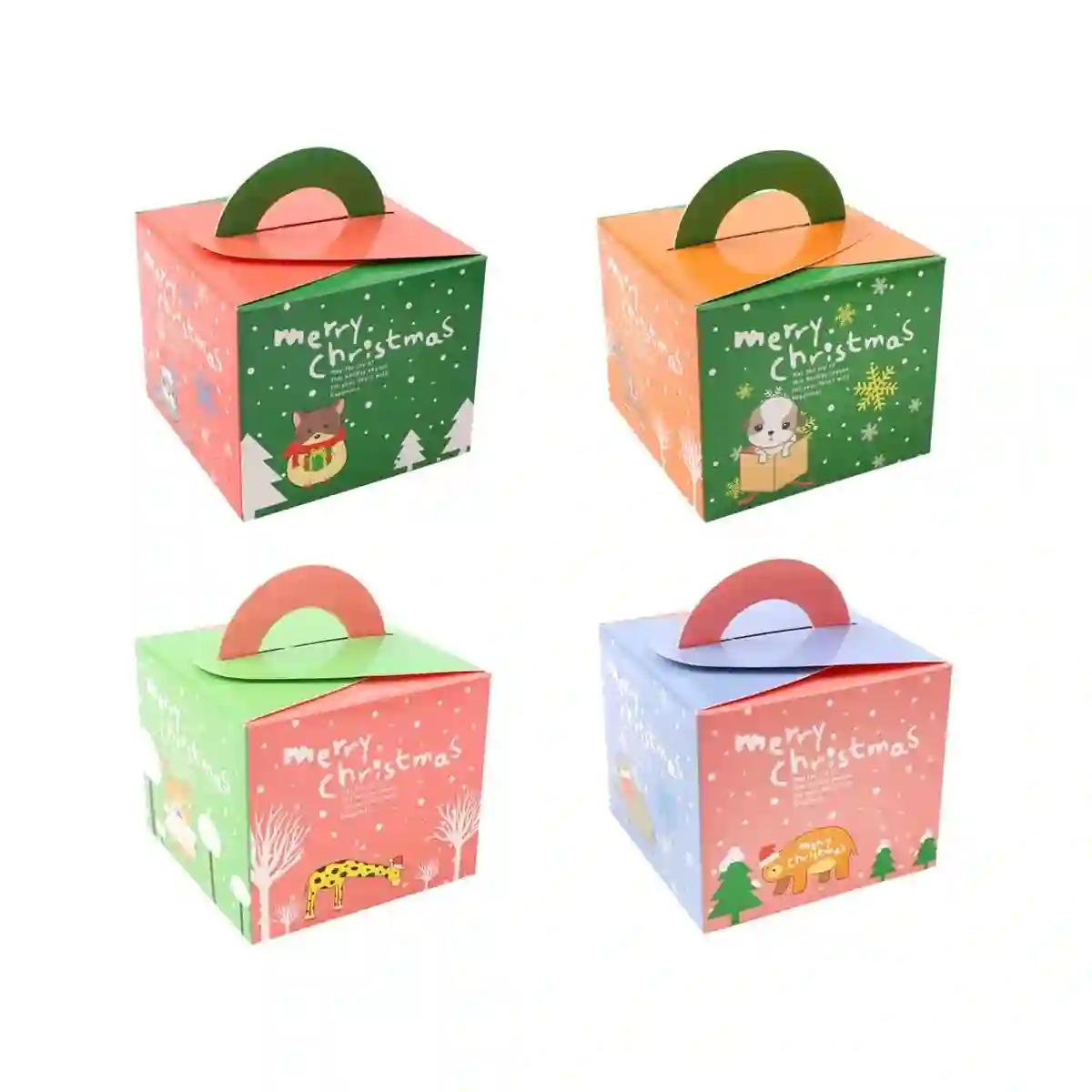 Set 32 Scatole Di Natale Per I Regali, 4 Stili Diversi 1 Set 32 Scatole Di Natale Per I Regali, 4 Stili Diversi