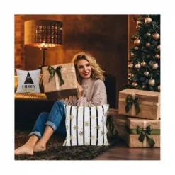 Set 4 Fodere Di Natale Per Cuscini, Grafiche Moderne, Idea Regalo -Offerte Playmobil || Villeroy & Boch || Ravensburger Negozio set 4 fodere di natale per cuscini 3