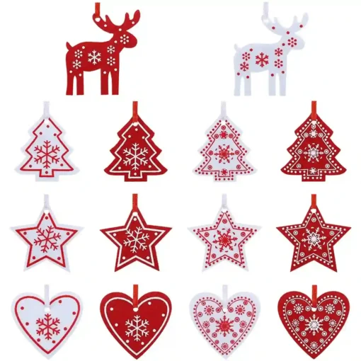 Set 42 Decorazioni In Feltro Per Albero Di Natale, Temi Assortiti, Con Laccetto -Offerte Playmobil || Villeroy & Boch || Ravensburger Negozio set 42 decorazioni in feltro per albero di natale