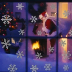 Set Con 108 Adesivi Di Natale, Fiocchi Di Neve, Vetrofania Removibile -Offerte Playmobil || Villeroy & Boch || Ravensburger Negozio set con 108 adesivi di natale fiocchi di neve 2