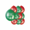 Set Da 10 Palloncini Marry Christmas Da 22,9 Cm, Per Natale