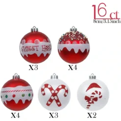 Offerte Playmobil || Villeroy & Boch || Ravensburger Negozio -Offerte Playmobil || Villeroy & Boch || Ravensburger Negozio set da 16 palle di natale rosso e bianco 1