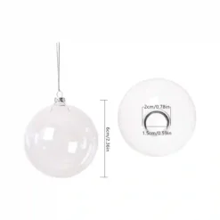 Set Da 18 Palline Trasparenti Per Albero Di Natale, Personalizzabili -Offerte Playmobil || Villeroy & Boch || Ravensburger Negozio set da 18 palline trasparenti per albero di natale 2