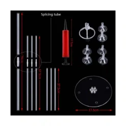 Set Da 20 Palloncini Di Natale Con Stand, Struttura A Fontana -Offerte Playmobil || Villeroy & Boch || Ravensburger Negozio set da 20 palloncini di natale con stand 2