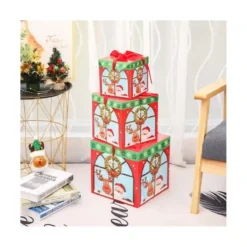 Set Da 3 Scatole Regalo Di Natale Con Fiocco, Misure Diverse -Offerte Playmobil || Villeroy & Boch || Ravensburger Negozio set da 3 scatole regalo di natale con fiocco 3