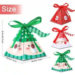 Set Da 30 Scatole Per Caramelle Di Natale, Forma Piramidale, Per Regali -Offerte Playmobil || Villeroy & Boch || Ravensburger Negozio set da 30 scatole per caramelle di natale 2