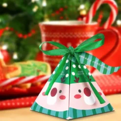 Set Da 30 Scatole Per Caramelle Di Natale, Forma Piramidale, Per Regali -Offerte Playmobil || Villeroy & Boch || Ravensburger Negozio set da 30 scatole per caramelle di natale 3