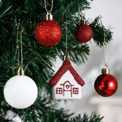 Set Da 60 Palline Di Natale, 3-5 Cm Tradizionali Rosse E Bianche -Offerte Playmobil || Villeroy & Boch || Ravensburger Negozio set da 60 palline di natale 3 5 cm tradizionali 3