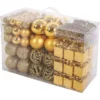 Set Di 101 Decorazioni E Palline Oro Per Albero Di Natale