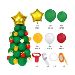 Set Di 142 Palloncini Per Composizione Albero Di Natale 5 Set Di 142 Palloncini Per Composizione Albero Di Natale -Offerte Playmobil || Villeroy & Boch || Ravensburger Negozio set di 142 palloncini per composizione albero di natale 2