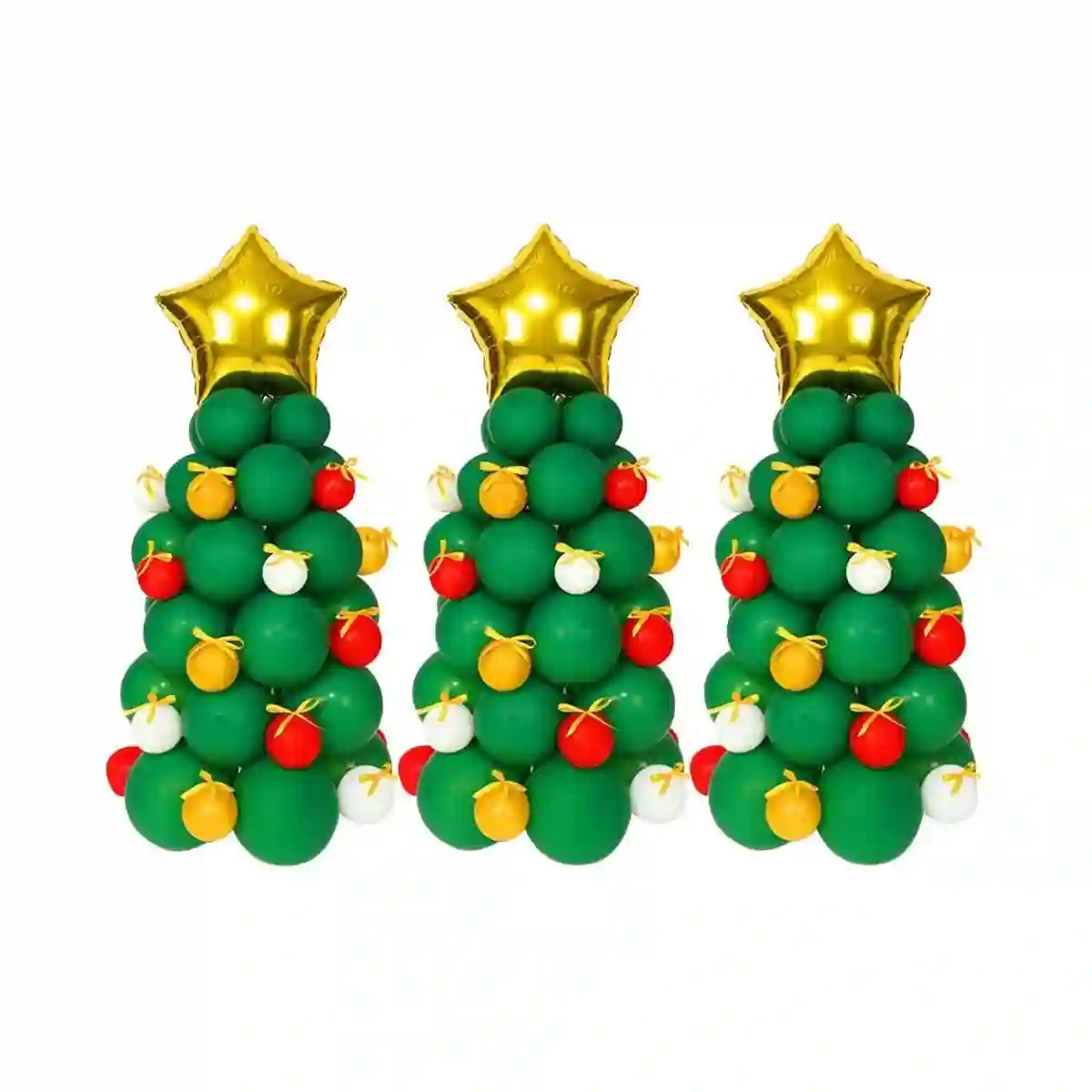 Set Di 142 Palloncini Per Composizione Albero Di Natale 1 Set Di 142 Palloncini Per Composizione Albero Di Natale